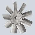 fan casing manufactured from heavy gauge galvanised sheet steel internally lined with 25 mm thickness fireproof