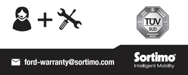 SORTIMO WARRANTY PROCESS Sortimo Warranty Sortimo products come with a 3 year warranty, when fitted in accordance with the fitting instructions, by a Ford dealer Sortimo Warranty Process If you