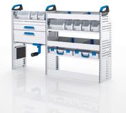 mats and dividers 1 case on tray slide 6 shelf trays with mats and dividers 2 base plinths 5 shelf trays