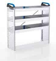 dividers 2 base plinths 4 shelves with mats and dividers 1 shelff with 4 S-BOXXes and one wide S-BOXX 1 shelf with 5 S-BOXXes and 1 wide S-BOXX 1 shelf with