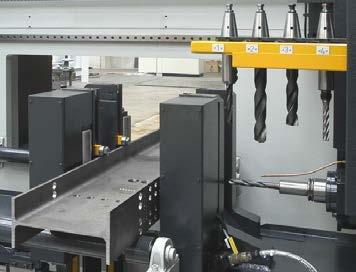 WU-2 Tool-Change System with Six (6) Positions The line is equipped with a tool-change system.