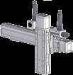 Maximum payload Gate type: X-axis 20kg, Y-axis 10kg, Z-axis 6kg Cantilever type: Y-axis 10kg, Z-axis 6kg, R-axis 0.
