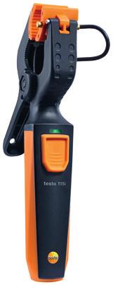 Temperature testo 115i: Bluetooth Pipe Clamp thermometer - Measures temperature of pipes in heating and cooling systems - Use with 549i Refrigeration Pressure Probe to calculate superheat and