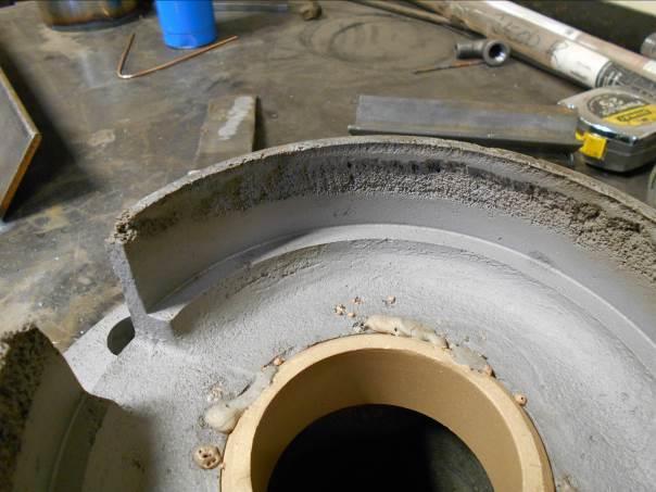 The drive end bushing also exibited rust and required to be blasted Figure 34: