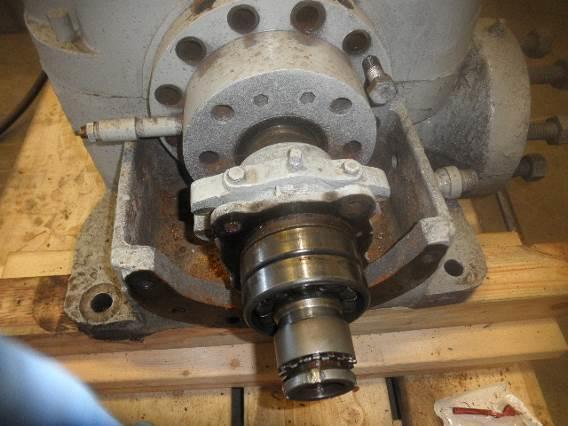 Figure 45: Original Drive End Bearing Figure 46: Original Thrust End Bearing Repairs Made: New bearings