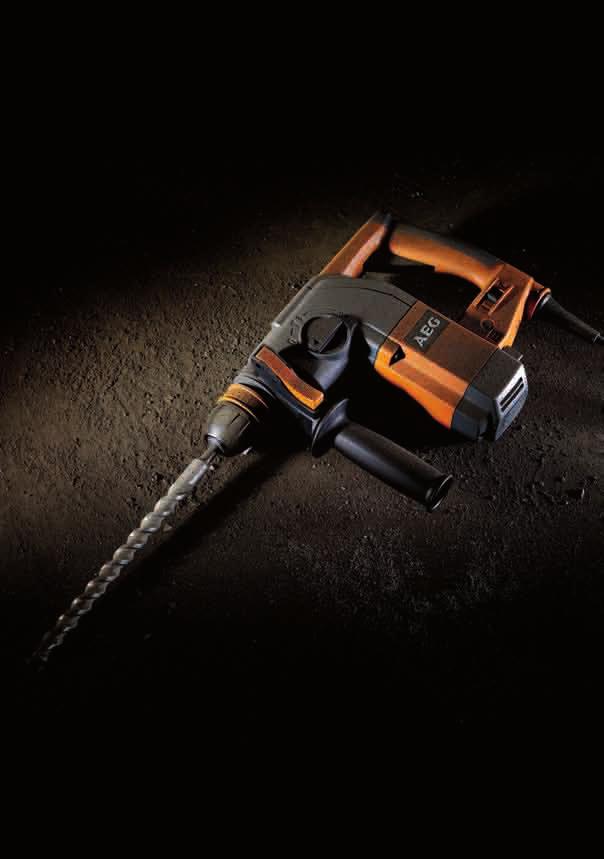 POwEr TO PrOTECT AEG POWERTOOLS is committed to producing hard hitting, low vibration hammers which allow professional users to carry out heavy duty job site