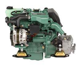 D1 series The most compact engines in the range are 2 and 3-cylinder marine diesels available with Saildrive or a gearbox