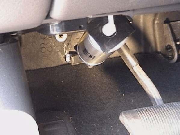 glass area. Route the transmitter wire behind the pillar post and down beneath the instrument panel. This can be done by pulling the rubber molding away from the door jamb area. F.