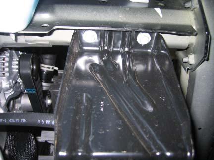 Stock Component Removal Radiator 1 Remove the four 13mm bolts securing the radiator cradle (two on each side of the