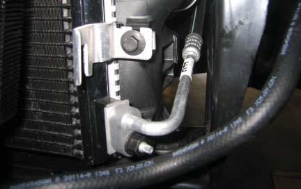 Power Steering Cooler Power Steering Cooler Relocation (If Equipped) POWER STEERING COOLER 1 Remove the factory bracket