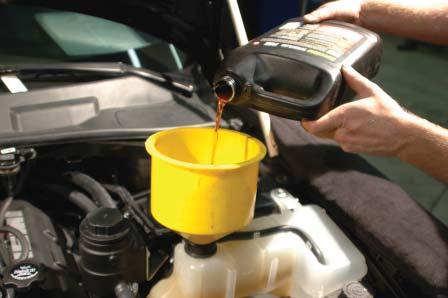 Fill the intercooler system with a 50-50 mixture of distilled water and coolant.