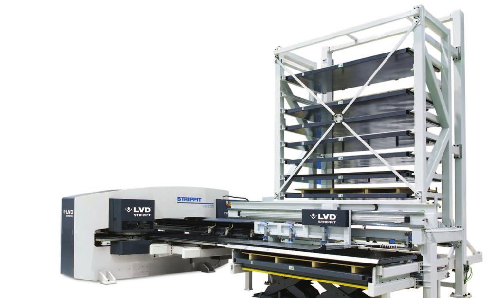 KEY FEATURES Modular Automation Load/unload system features full brush table for reduced part scratching.