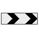 DIAGRAM 4: Directional A Directional sign shall be placed on the centre island of the roundabout,
