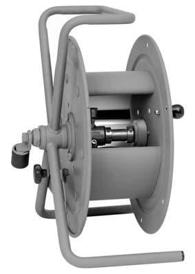 Adjustable friction brake standard. Parts Drawing ISO 110 Protective Ground Lug Boot part no. 9955.0202 Model Cable Capacity of Reel Approx. Weight Reel Dimensions Number feet lb. inches m. kg. mm.