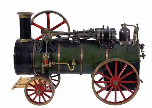 Model traction engines and fire engine 46 A well-engineered freelance model of an Agricultural Portable steam
