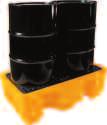 1100-6250T All Weather IBC Spill Pallets A spill pallet full of rain water does not offer much protection should a drum leak.