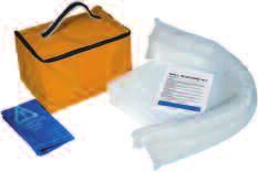 742 SPILL RESPONSE Kits Many situations require a permanent supply of absorbents to be on hand. Solent Plus spill kits are a cost-effective answer to this requirement.