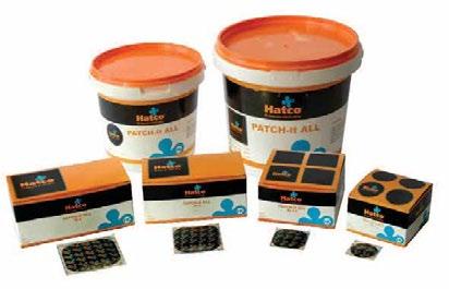 TYRE REPAIR MATERIALS,CHEMICALS AND TYRE TOOLS 4 Berthierville TYRE REPAIR PRODUCTS PATCH-it ALL TUBELESS PATCHES Patch-it All are used for the repair of small injuries to tubeless, Radial and Cross