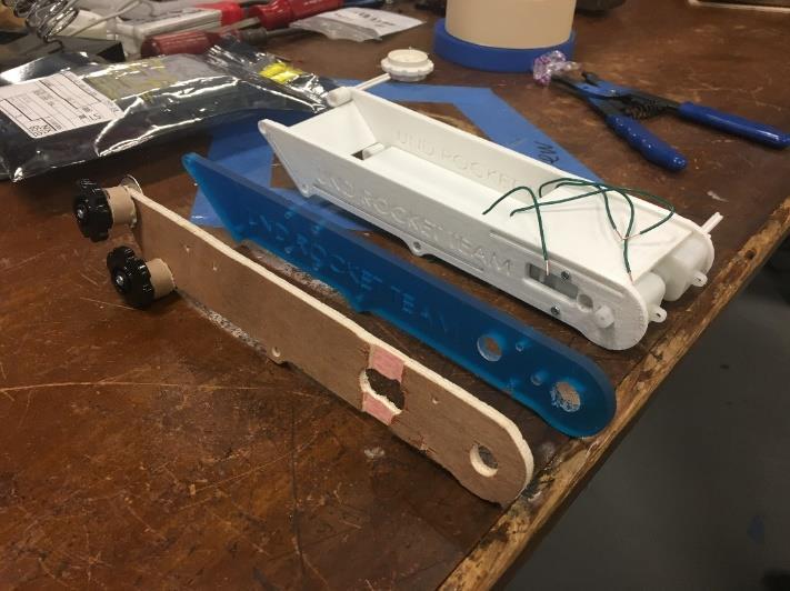 After the rover has gone through all the testing needed, and the final design is set the chassis, body panels, and axles for the rover will be printed of a FormLab printer.