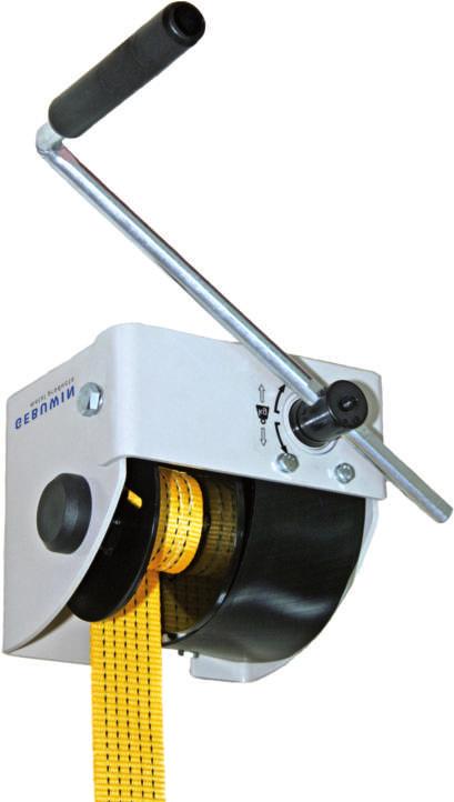 WB750 GR Worm gear winch Hand operated worm gear winch: robust and safe hoisting or pulling winch