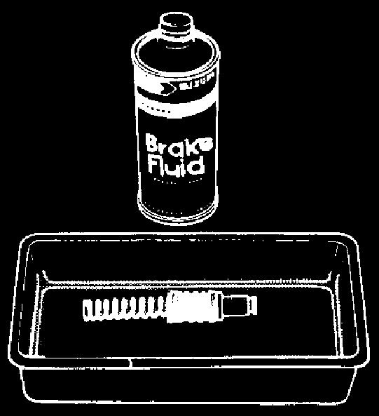 Pay attention to the following points : Wash the master cylider components with new brake fluid before reassembly. When washing the components, use the specified brake fluid.
