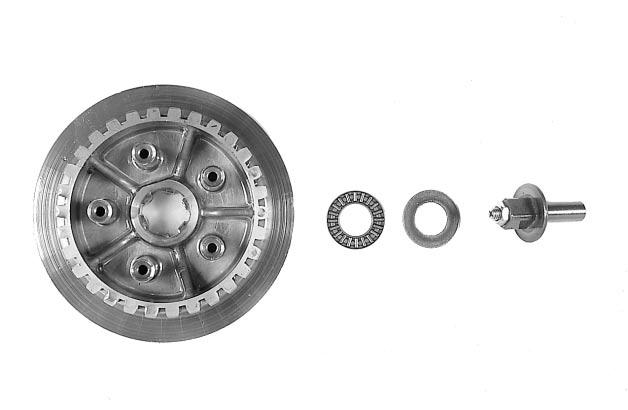 Install the clutch drive plates and driven plates.