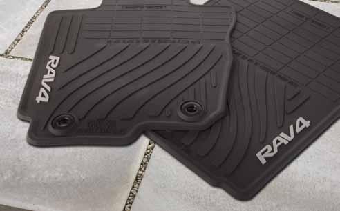 Interior Accessories All-Weather Floor Mats (A) Count on these rugged all-weather floor mats 5 to help protect the vehicle s original carpet.