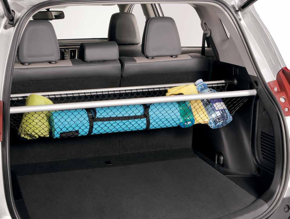 Cargo Net Hammock The cargo net hammock 2 offers flexible storage capabilities for your RAV4 by holding an assortment of items and helping prevent them from rolling around in the cargo