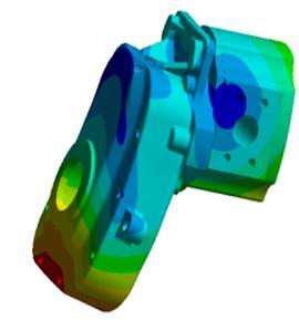 Modal analysis assists in pointing out the reasons of vibrations because cracking issues of components.