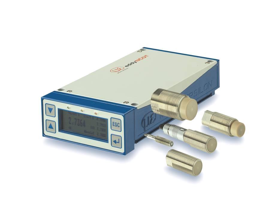 Eddy current principle: Distance and position sensors eddyncdt 3300 Intelligent eddy current system for application in high precision - Multifunctional controller for simple solutions of