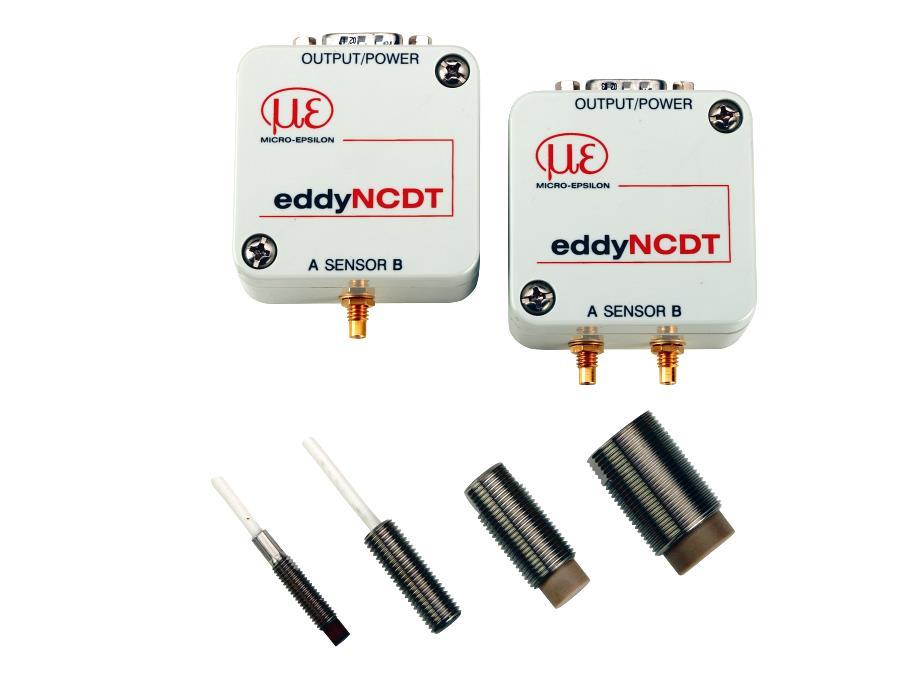 Eddy current principle: Distance and position sensors eddyncdt 3700 Compact OEM eddy current system for differential
