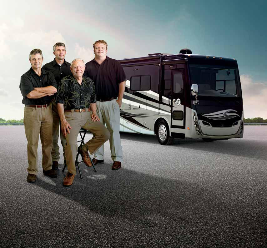 A family business built around yours. The Allegro Breeze is one of only two Tiffin coaches to feature our very own PowerGlide chassis.
