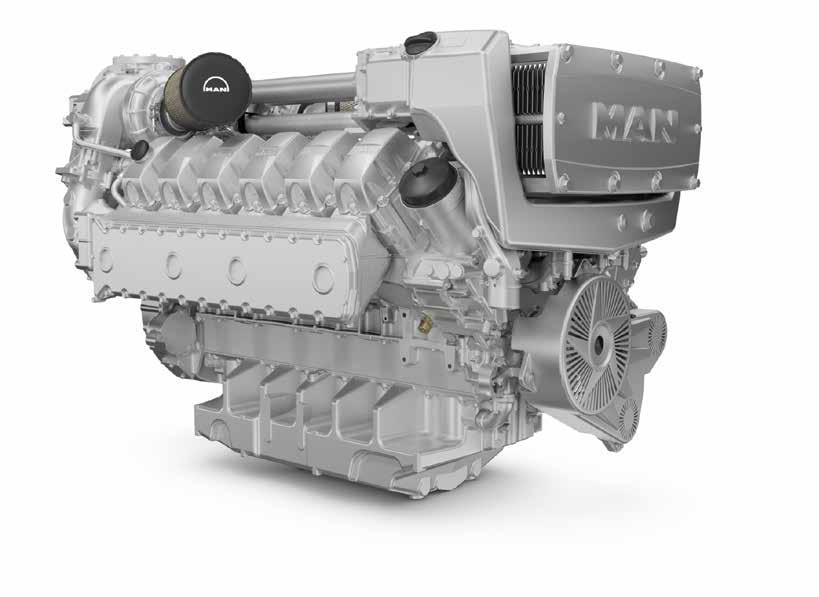 D2862 Characteristics ncylinders and arrangement: 12 cylinders in V arrangement noperation mode: 4-stroke diesel engine, watercooled nturbocharging: Turbocharger with charge air intercooler and