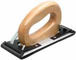 shaping Abrasive Holders/Hand Sander Polished wooden handle Spring retaining clips hold abrasive paper firmly