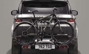 SPORTING ACCESSORIES SELECTION Tow Bar Mounted Bike Carrier Upper and lower tailgate can be