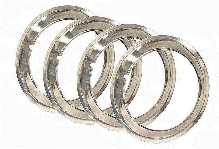 Stainless Steel - Set of Now available is the correct reproduction 1x6 trim ring made of CUDRL00005-C the highest quality 30 polished stainless steel.