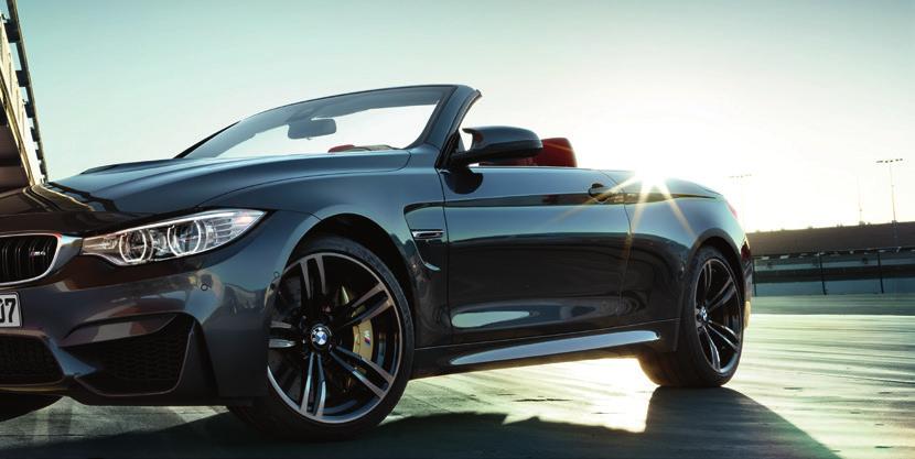 Introduction 2 THE BMW M3 SALOON, M4 COUPÉ AND CONVERTIBLE. The BMW M3 Saloon, M4 Coupé and showcase an iconic M design, with powerful and muscular exterior features which captivate at first glance.