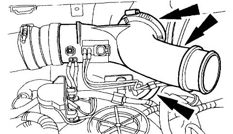 hoses. Figure 3 - Connection Removal 5. Loosen the clamps and remove the compressor manifold.