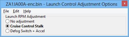 clutch to commence launch When Launch Control is active, the rev limit will be set to the Launch Control Rev Limit.