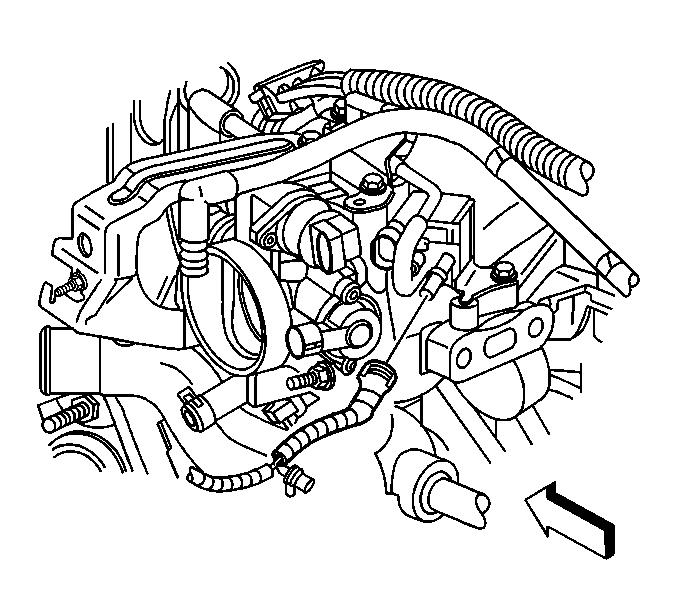 1. Remove the ignition coil screws (1). 2. Remove the ignition coils (2) from the ICM (3). 3. Remove the ICM from the module mounting bracket. 1.