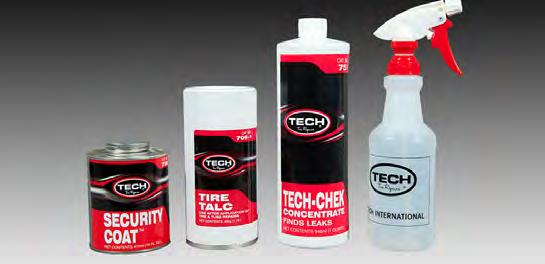 Fast-drying Tech Chemical Vulcanizing Fluid cures tire and tube repairs with or without heat.