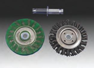 7mm 170 - Fine Sphere 3/8, 9.5mm 3/8, 9.5mm 170 - Fine Rotor Saw ¾, 19mm 1/8, 3.1mm 170 - Fine RH635 S1046D CAUTION: Always wear eye protection. RADIAL SKIVE BRUSHES No.
