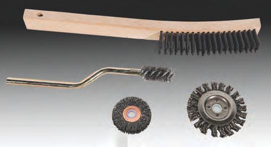 S894 COARSE WIRE WHEEL, 2 1 RSB3 TWISTED WIRE BRUSH, 3 1 931 VALVE HOLE CLEANING BRUSH 1 KEN30515 HAND HELD WIRE BRUSH 1 KENTOOL CAP NUT WRENCHES Box No. Description Qty.
