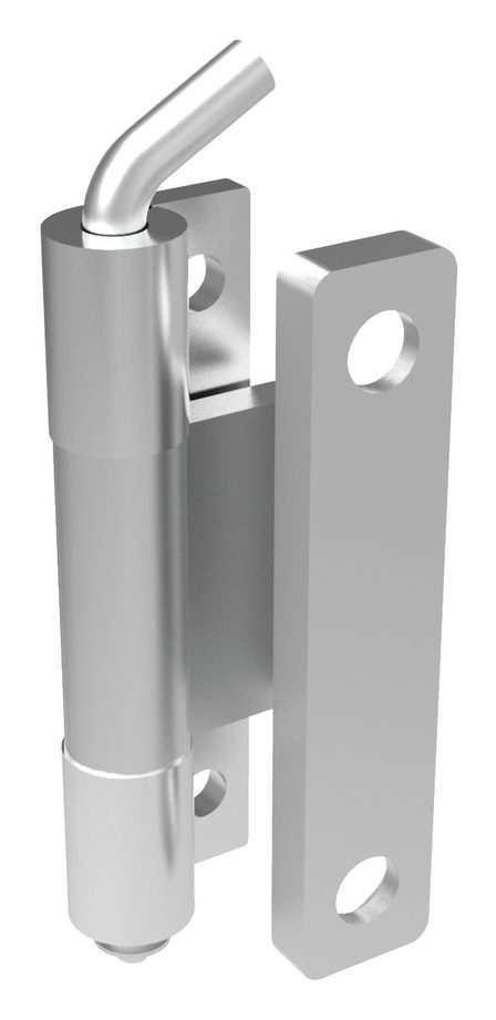 23mm door return - weld and countersunk screw - steel S2115 Hinge & pin: steel, white zinc plated. Order o. Size door return panel thickness min F x F y S2115.