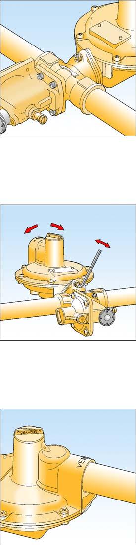 J125: Commissioning Instructions FITTING REGULATOR INTO PIPEWORK 1. The unit should not be installed in a corrosive environment. 2.