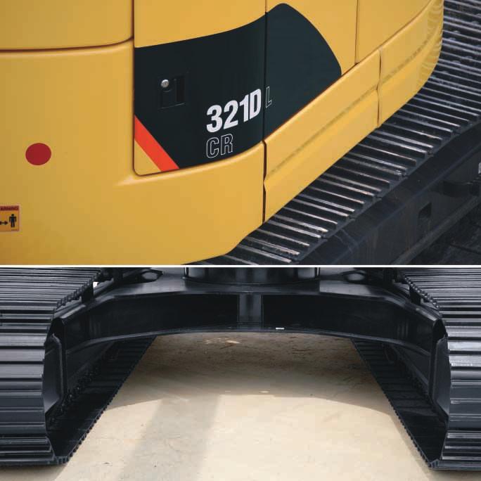 Structures 321D LCR is designed to handle the most rugged operating conditions, while providing long life and value. Robust Undercarriage.