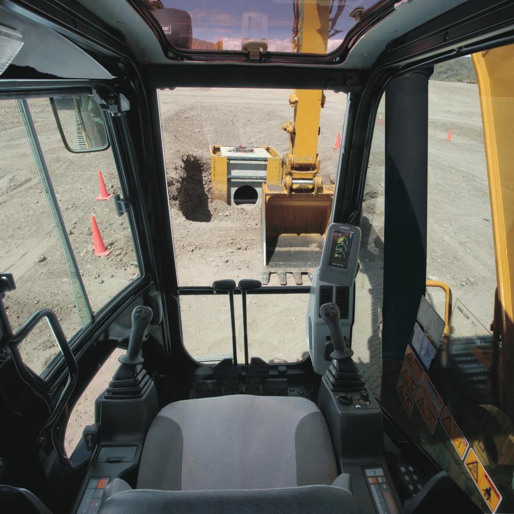 Operator Comfort Caterpillar offers the most intuitive and easy to operate