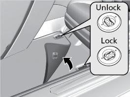 To put the head restraint back in the upright position: Pull up the head restraint and push rearward until it latches.