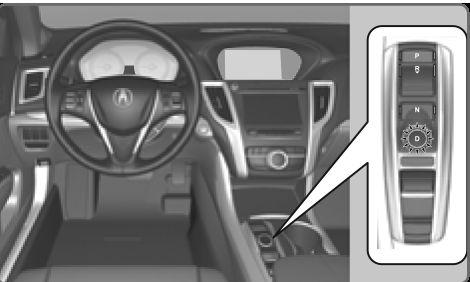 Press the brake pedal, then press the release button to shift. Reverse (R): Used for reversing. Neutral (N): Used for idling. Transmission is not locked.