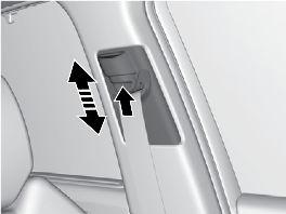 Pull the seat belt out slowly. 2. Insert the latch plate into the buckle, then tug on the belt to make sure the buckle is secure. Make sure that the belt is not twisted or caught on anything. 3.